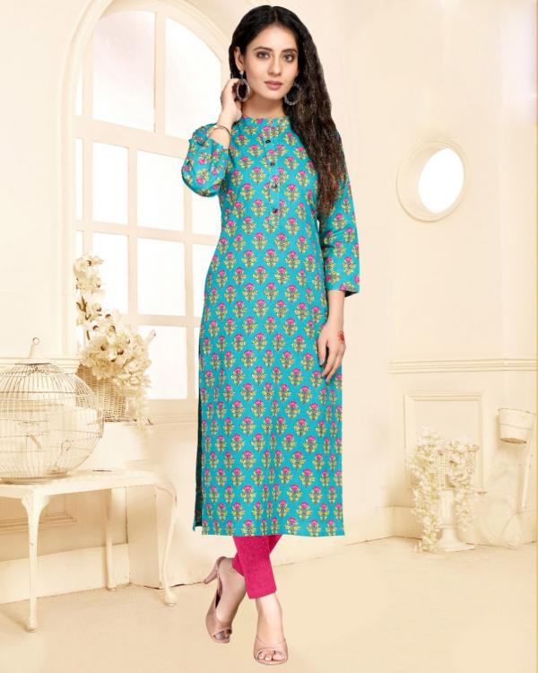 Trendy Printed 102 Casual Wear Jaipuri Kurti Collection